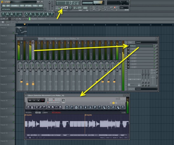 Loop Recording Glitch Sequence To Audio