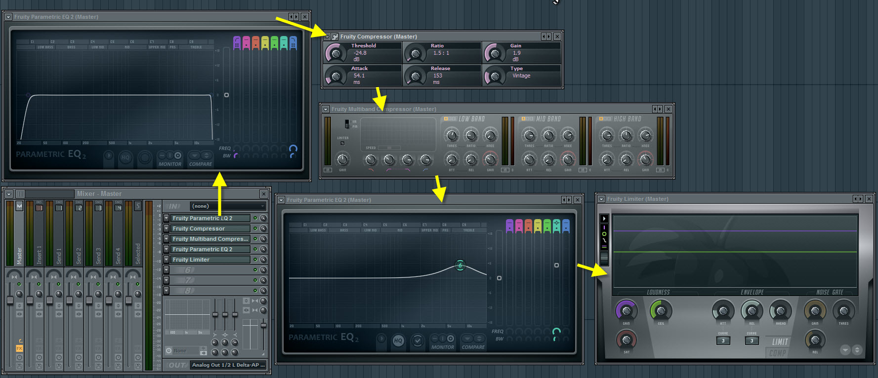 vocal mixing chain fl studio